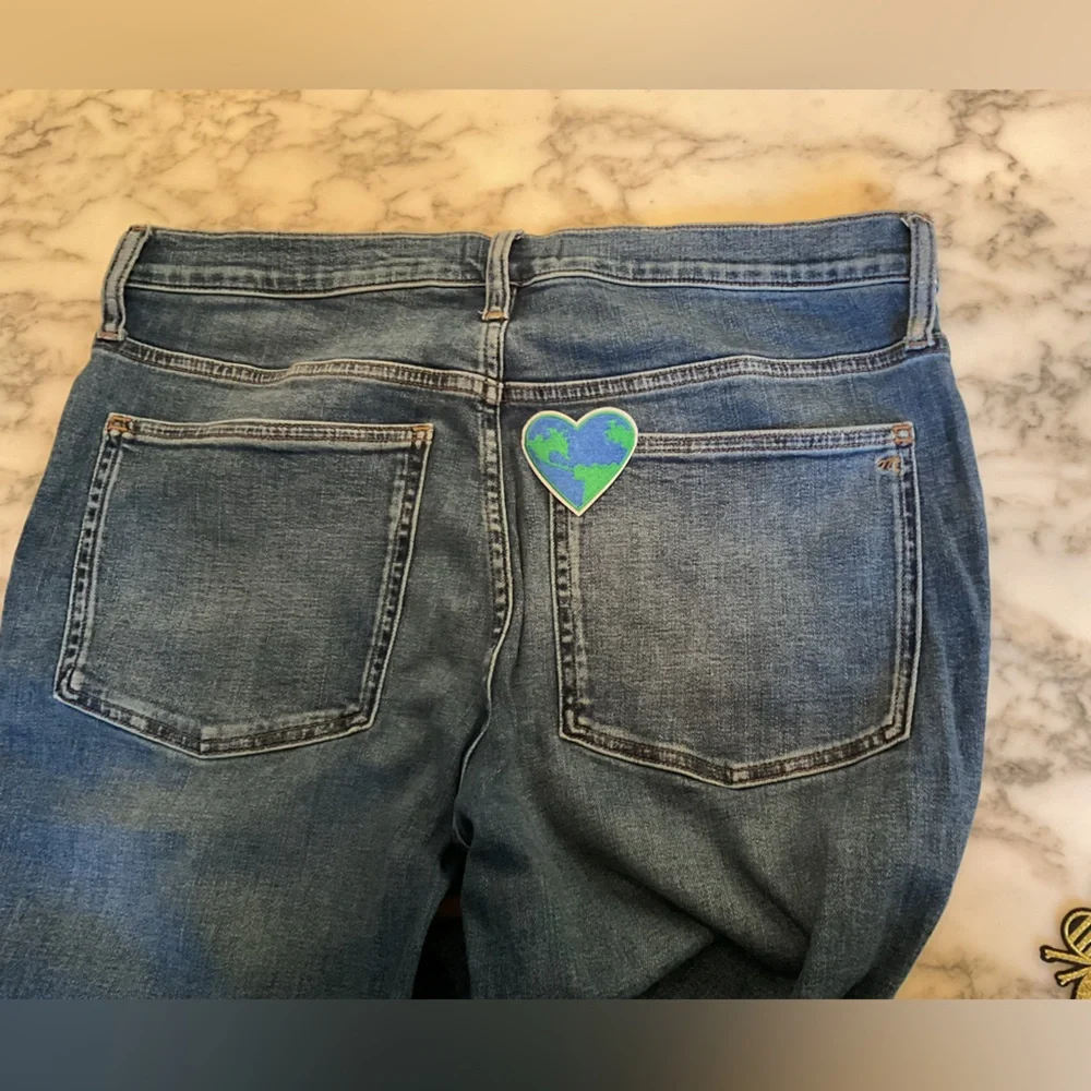 EUC Madewell Kick Out Full Length Jean Sz 31 tear near pocket sew or patch incl - Picture 12 of 14